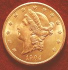 1904 Gold Liberty Coin